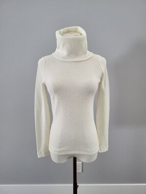 Vintage 60s 70s Turtleneck Sweater MCM MOD